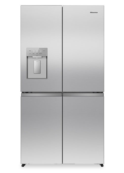 Hisense 36\" 22.5 Cu. Ft. Couter-Depth French 4-Door Refrigerator - Stainless Steel - RF225A3CSE