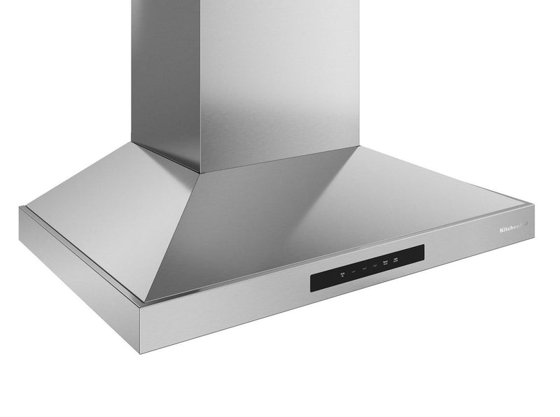 KitchenAid 30\" Wall-Mount 4-Speed Canopy Range Hood – Stainless Steel - KVWC730SSS