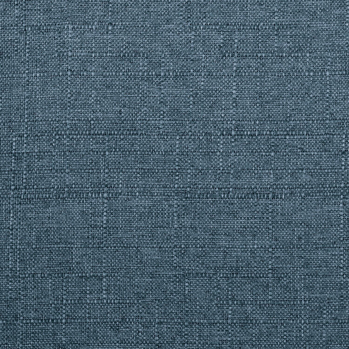 Kyra 28.5\" Linen-Look Fabric Accent Chair with Curved Arms and Wood Frame - Blue 