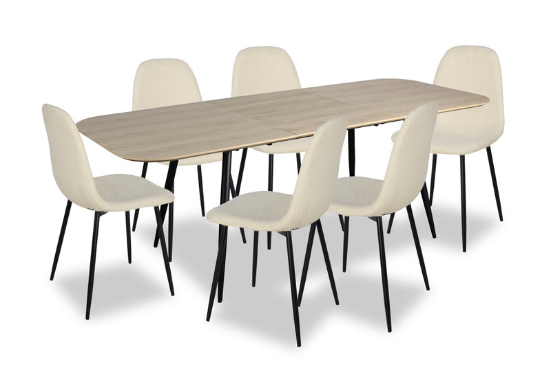 Joss 7-Piece Dining Set - White