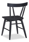 Remi Slatback Dining Chair - Black