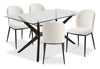 Ace 5-Piece Dining Package - Ivory