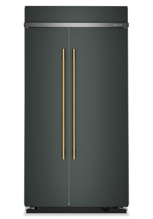 Kitchenaid 42\" 25.5 Cu. Ft. Built-In Side-by-Side Refrigerator – Juniper - KBSN742SJP 