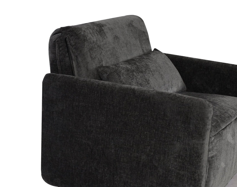 Dawn 42\" Chenille Fabric Sleeper Chair - Grey