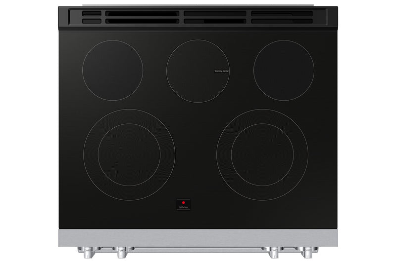Samsung Bespoke 6.3 Cu. Ft. Slide-In Electric Range with No-Preheat Air Fry Max - NSE70H63SR