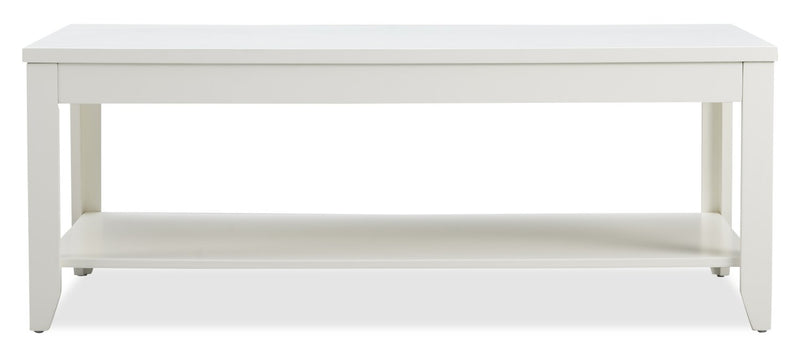 Aspen 47.3\" Traditional 3-Pack Coffee + 2 End Tables - White