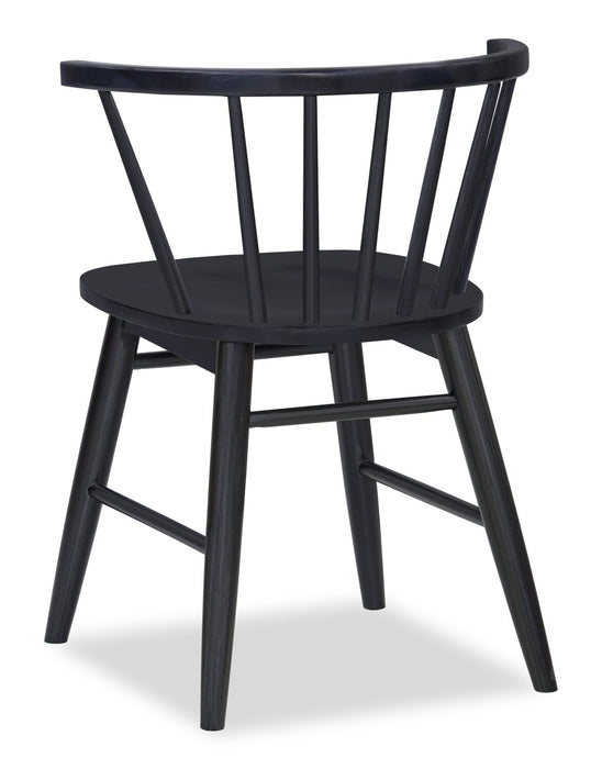 Remi Spindle Dining Chair - Black