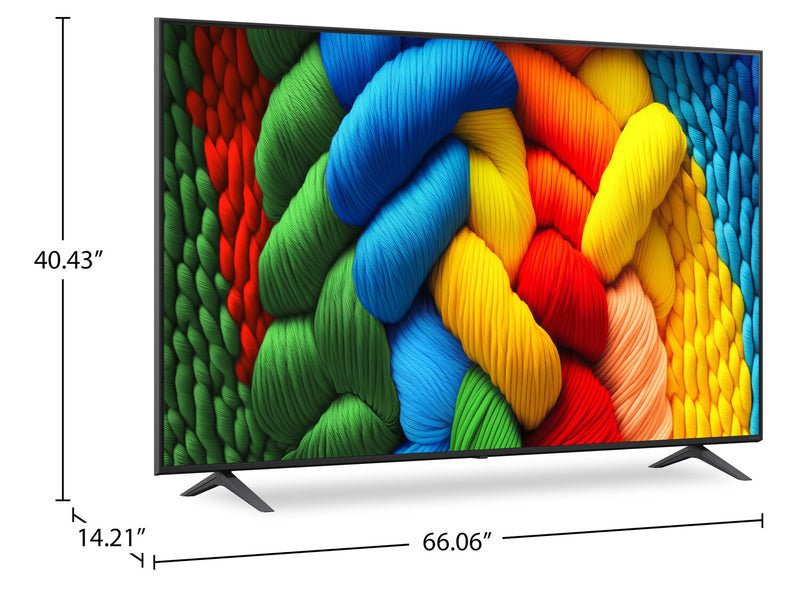 LG 75\" NanoCell AI NANO80 4K Smart TV (75NANO80AUA.ACC)