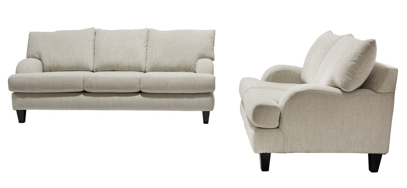 Nofia Chenille Sofa - Linen 