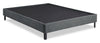 Amos Charcoal Upholstered Platform Bed Base - King