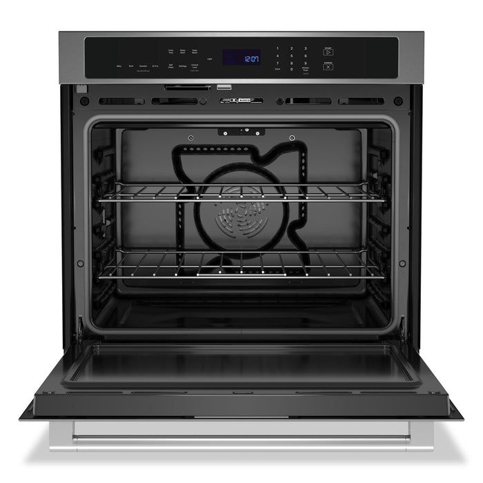 Maytag 30\" 5 Cu. Ft. Electric Single Wall Oven with True Convection - Fingerprint Resistant Stainles… 
