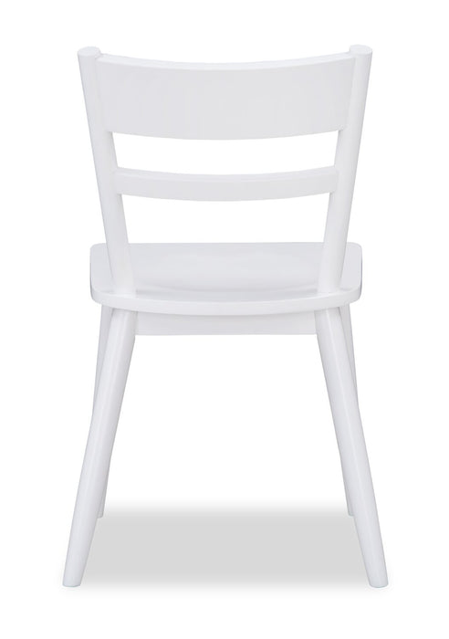 Remi Ladderback Dining Chair – White