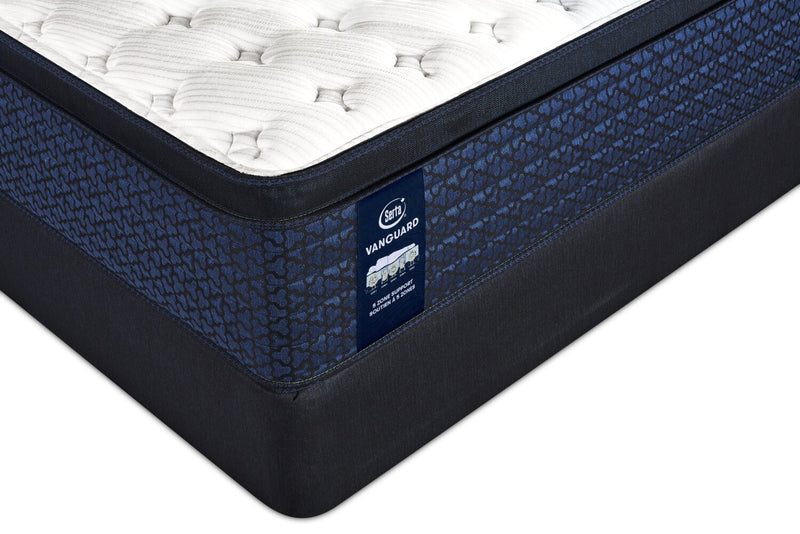 Serta Vanguard Stonehaven Eurotop Firm Full Mattress Set