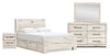 Derekson 6-Piece Full Bedroom Set with Underbed Storage Bed - White
