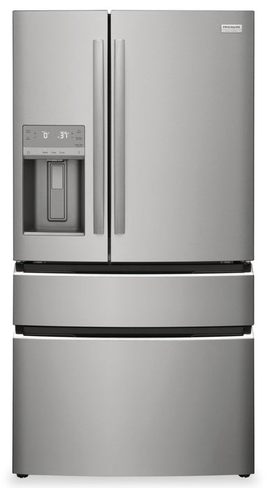 Frigidaire Gallery 36\" 26.3 Cu. Ft. Standard-Depth 4-Door French-Door Refrigerator - Smudge-Proof® S… 