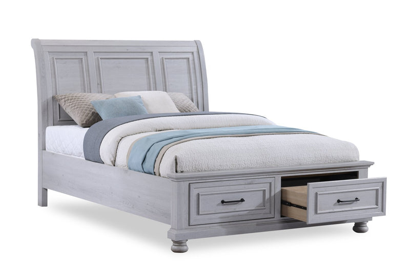 Kylie Queen Sleigh Storage Bed