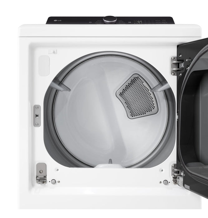 LG 7.3 Cu. Ft. Smart Ultra-Capacity Electric Dryer with EasyLoad™ Door - DLE8400WE