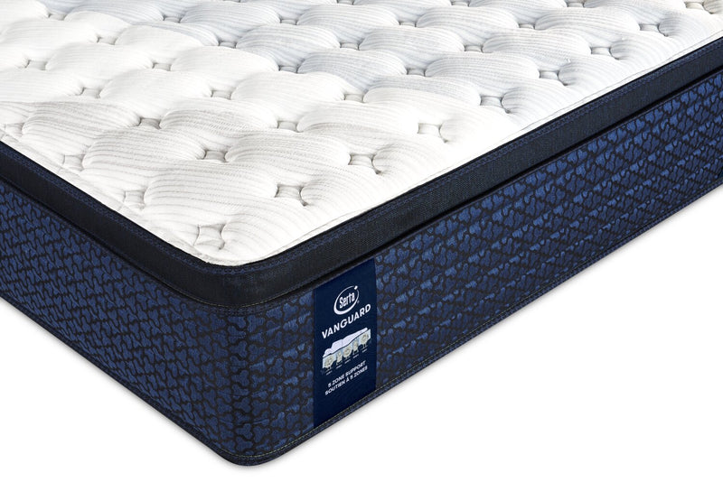 Serta Vanguard Stonehaven Eurotop Firm Queen Mattress 
