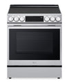 LG 6.3 Cu. Ft. Smart Electric Range with Air Fry – Fingerprint Resistant Stainless Steel - LSEL6335XE 