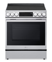 LG 6.3 Cu. Ft. Smart Electric Range with Air Fry – Fingerprint Resistant Stainless Steel - LSEL6335XE  