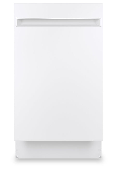 Profile 18\" 47 dBA Built-In Top-Control Dishwasher with Calrod Heater - White - PDT145SGLWW 