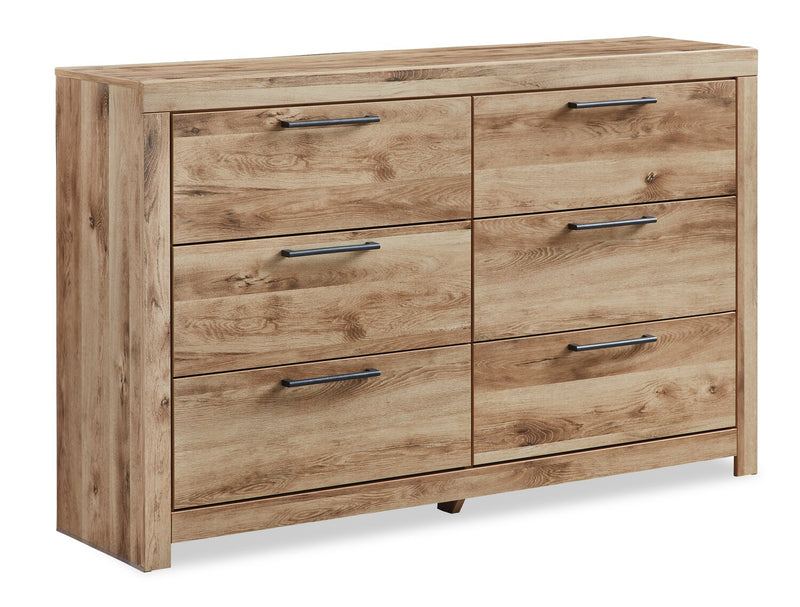Derekson Bedroom 6-Drawer Dresser, 58.7\"W x 36.4\"H - Natural 
