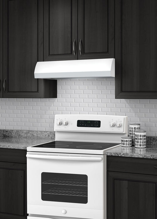 Broan 30\" 4-Way Convertible Under-Cabinet Range Hood - BXT130WWC 