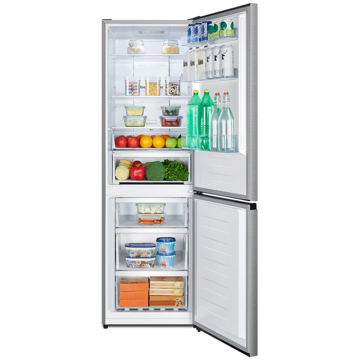 Hisense 23.4\" 10.7 Cu. Ft. Bottom-Mount Refrigerator - Titanium - RB12A2CSE 