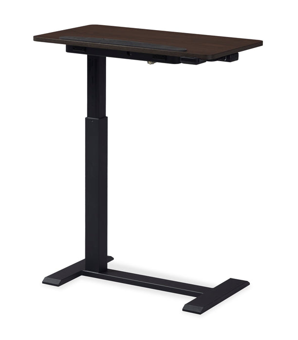 Aaron 26.77\" Height-Adjustable Office Desk with a Lift Top - Walnut