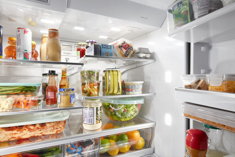 Whirlpool 26 Cu. Ft. 4-Door Refrigerator with Prep and Store Bins - WRMF7736PZ