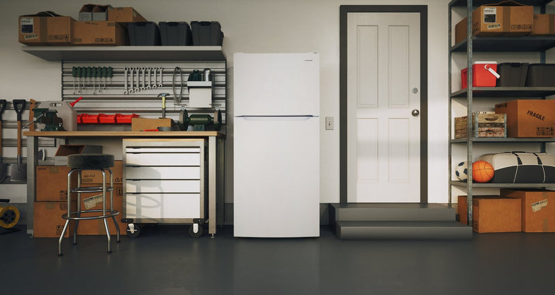 Frigidaire 30\" 18 Cu. Ft. Garage-Ready Top-Freezer Refrigerator - White - FFHT1814YW