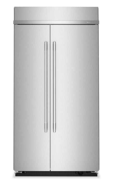 Kitchenaid 42\" 25.5 Cu. Ft. Built-In Side-by-Side Refrigerator – Stainless Steel - KBSN742SPS