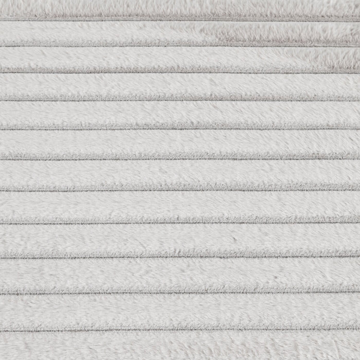Channel Light Grey Area Rug - 5' x 7'