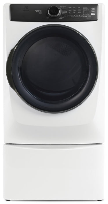 Electrolux 8 Cu. Ft. Perfect Steam™ Electric Dryer with LuxCare® Dry and Instant Refresh - ELFE773CAW