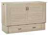 Parker Cabinet Bed, Brushed Driftwood - Queen Size 