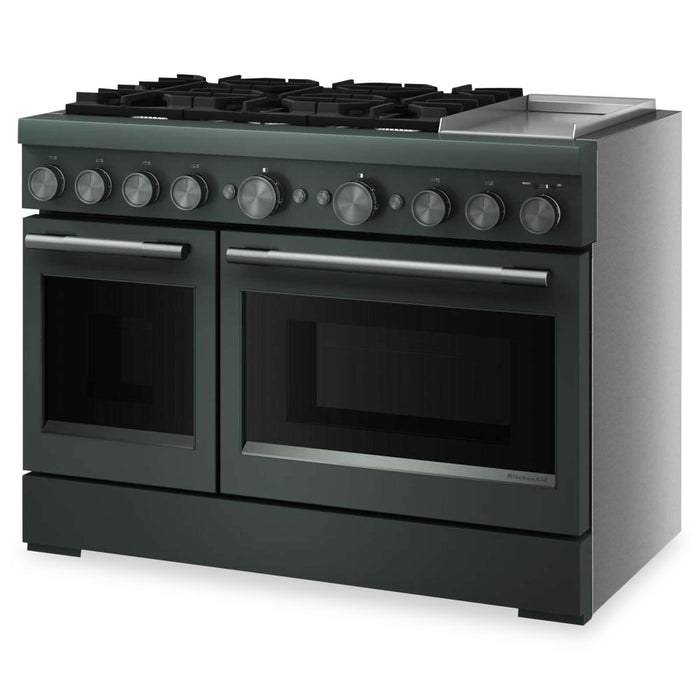 KitchenAid 6.3 Cu. Ft. 6 Burner Dual Fuel Range with Griddle – Juniper - KFDD948SJP