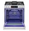 LG 6.3 Cu Ft. Smart Gas Slide-In Range with Air Fry- Fingerprint Resistant Stainless Steel - LSGL6335X