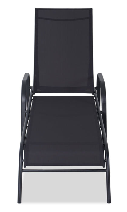 Tuscany Patio Lounger - Black
