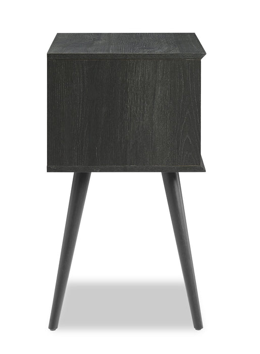 Mori Nightstand - Black Oak