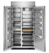 Kitchenaid 42\" 25.5 Cu. Ft. Built-In Side-by-Side Refrigerator – Stainless Steel - KBSN742SPS