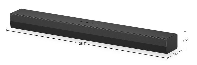 LG S40T 2.1-Channel Soundbar with Wireless Subwoofer and Bluetooth