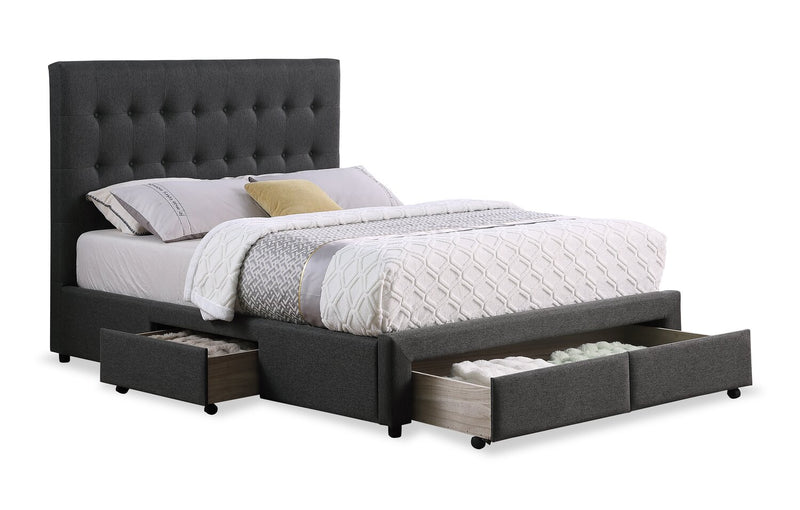 Beck King Storage Platform Bed