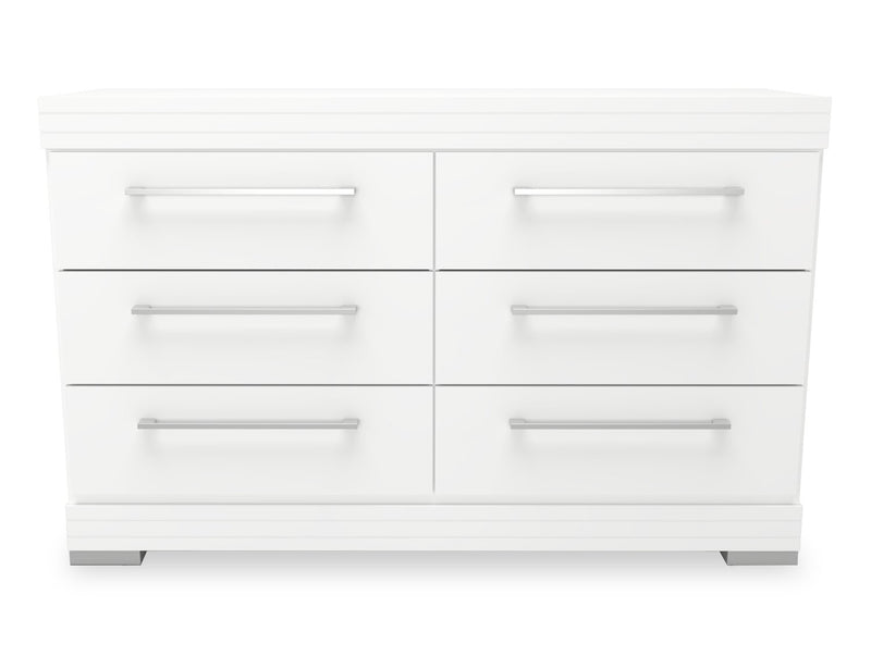 Riley 6-Piece Full Bedroom Set – White