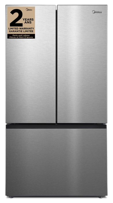 Midea 36\" 26.5 Cu. Ft. French Door Refrigerator – Stainless Steel - MRF27I6BST