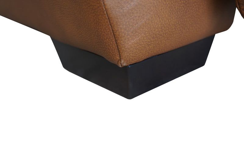 Bello 51.6\" Leather-Look Fabric Power Reclining Chair with Power Headrest- Brown