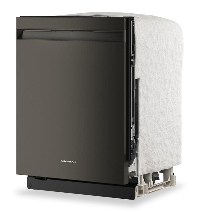 KitchenAid 24\" 44 dBA Dishwasher with 360° Max Jets™ Third Rack – Black Ore - KDPS724SBE