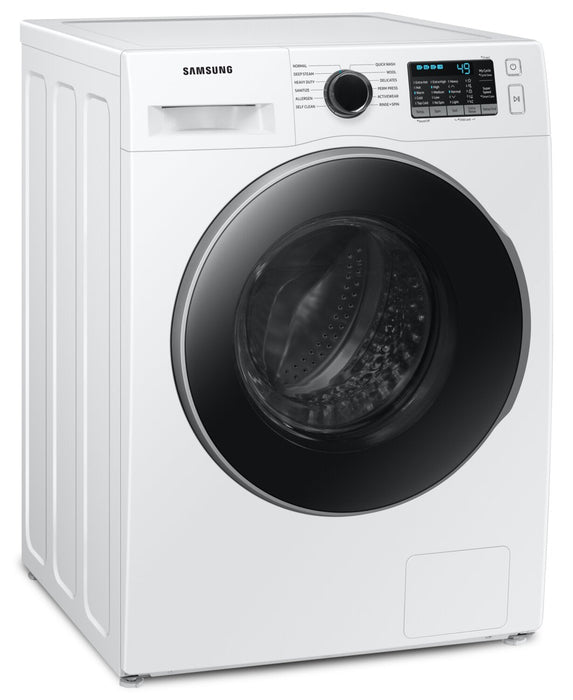 Samsung 24\" 2.9 Cu. Ft. Front-Load Steam Washer - White - Stackable - WW25B6800AW/AC 
