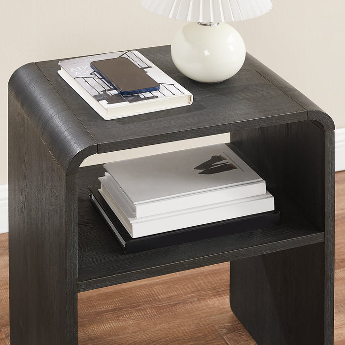 Odin Nightstand - Black Oak
