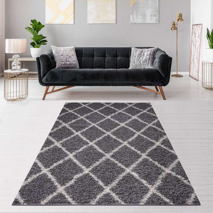 Austin Grey Area Rug - 6'6\" x 9'6\" 
