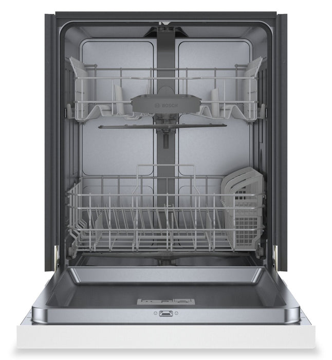Bosch 100 Series 24\" 48 dBA Smart Dishwasher with PrecisionWash® - White - SHE41CM2N 